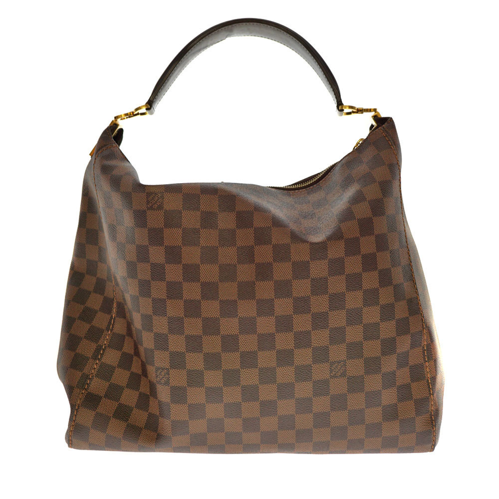 Louis Vuitton Shoulder Damier Portobello Canvas Bag Handbag
